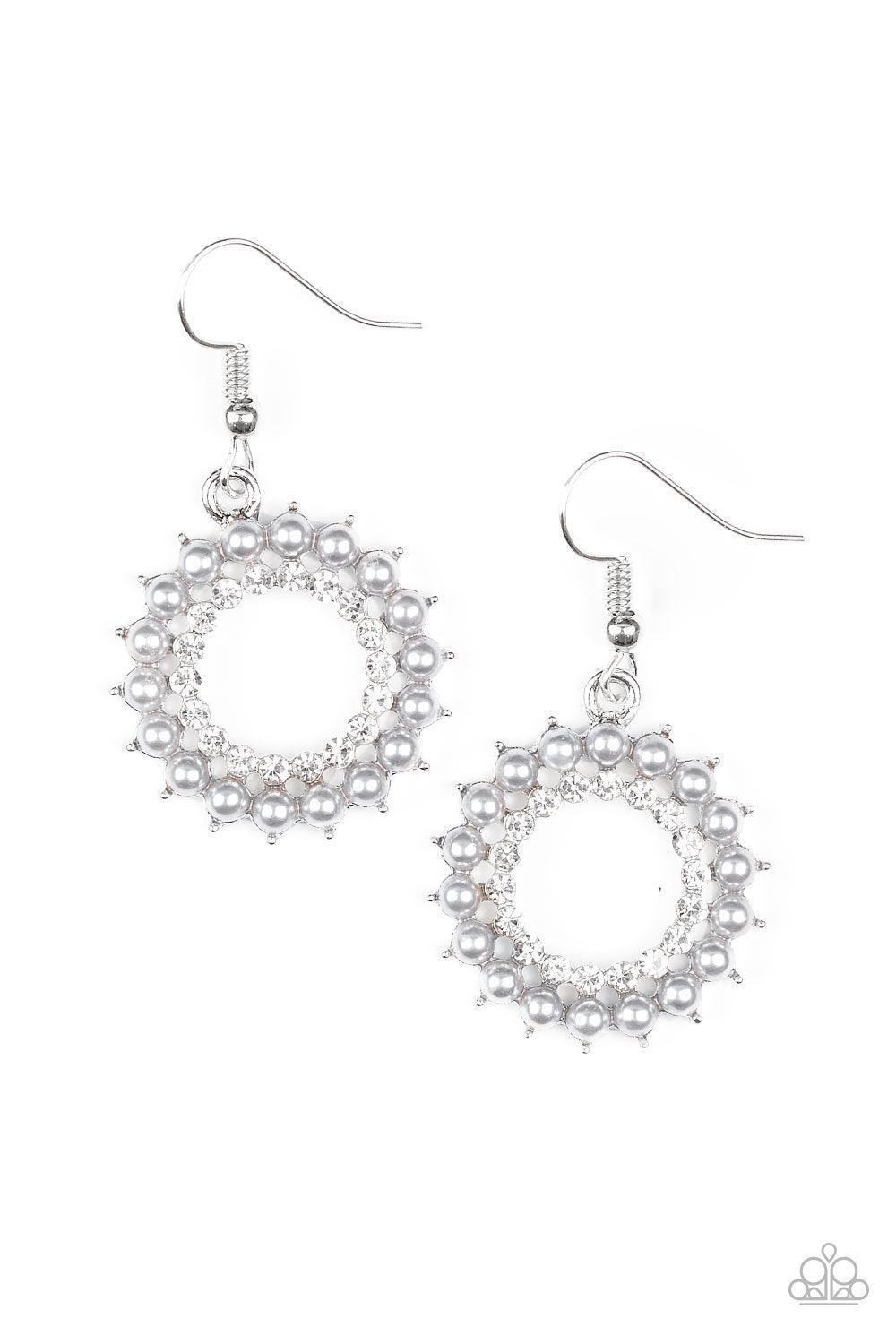 Paparazzi Accessories-Wreathed In Radiance - Silver Earrings
