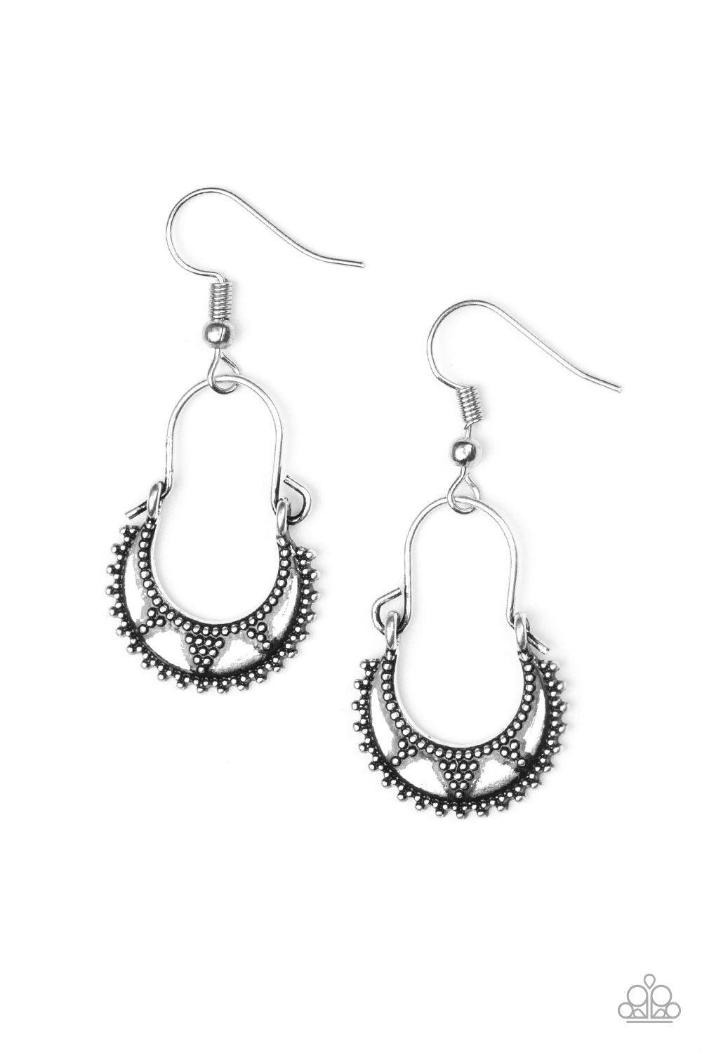 Industrially Indigenous Silver Earrings - Jewelry by Bretta