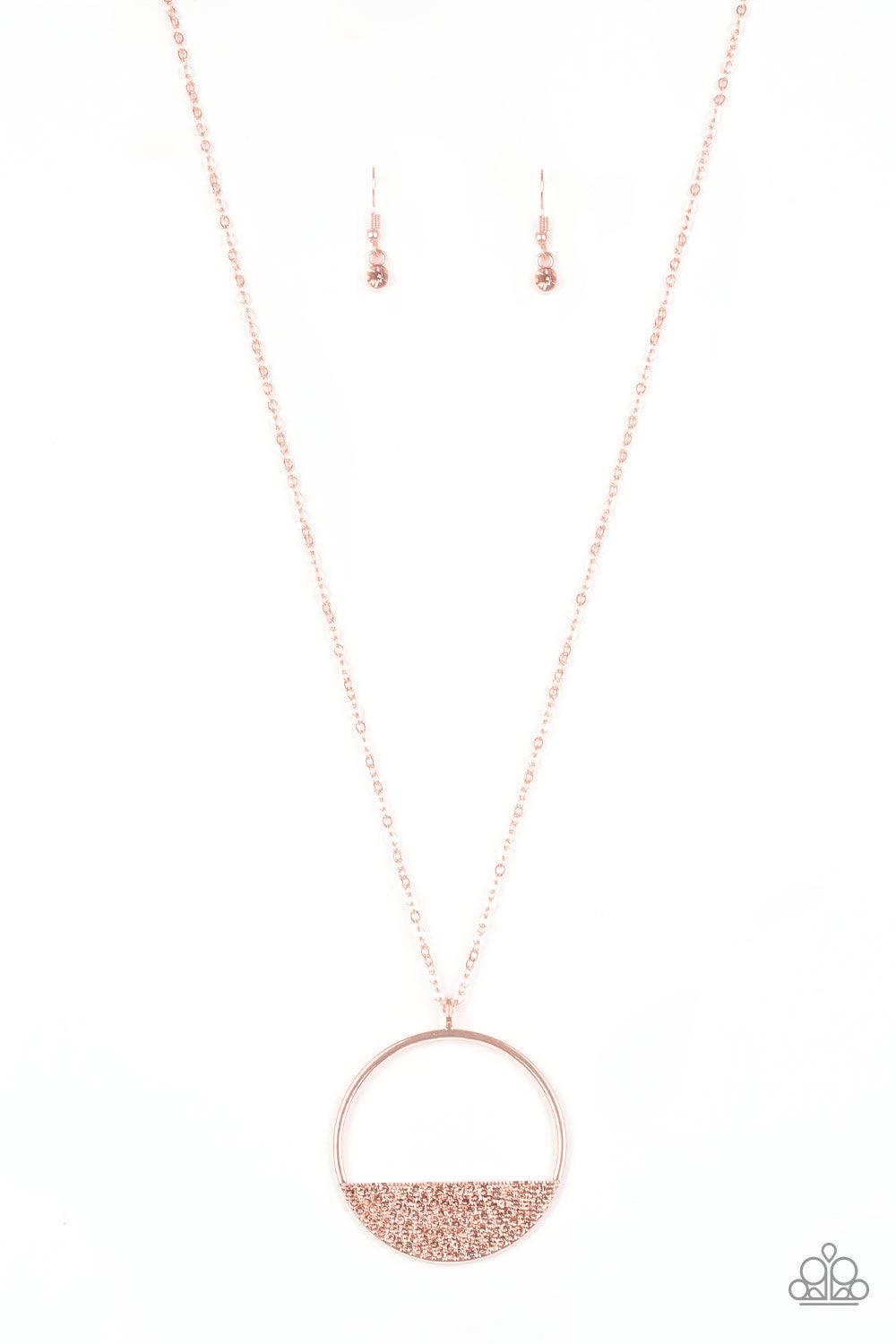 Paparazzi Accessories-Bet Your Bottom Dollar - Copper Necklace