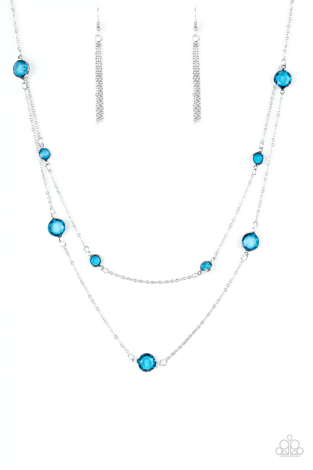 Raise Your Glass Blue Necklace - Jewelry by Bretta