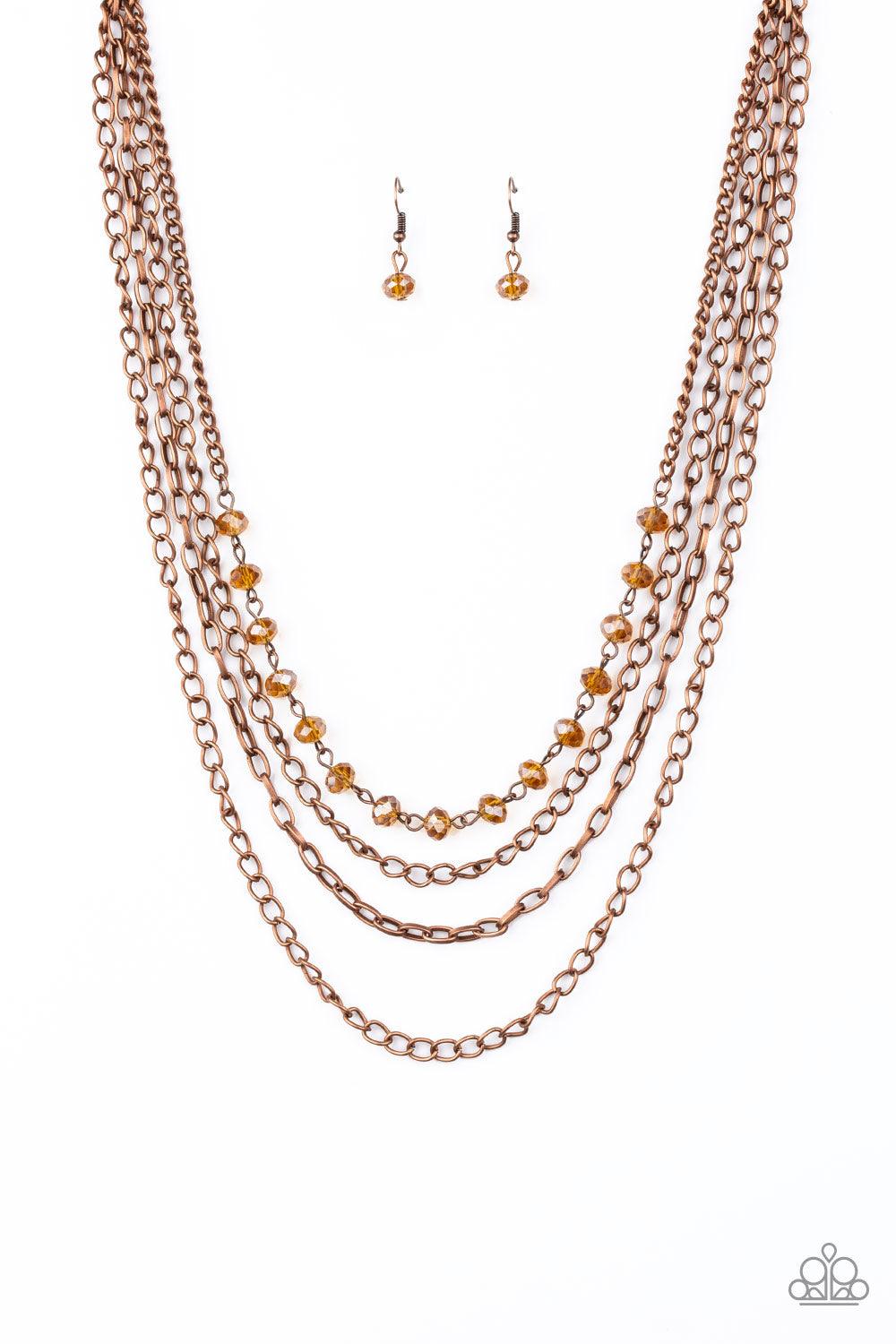 Extravagant Elegance Copper Necklace - Jewelry by Bretta