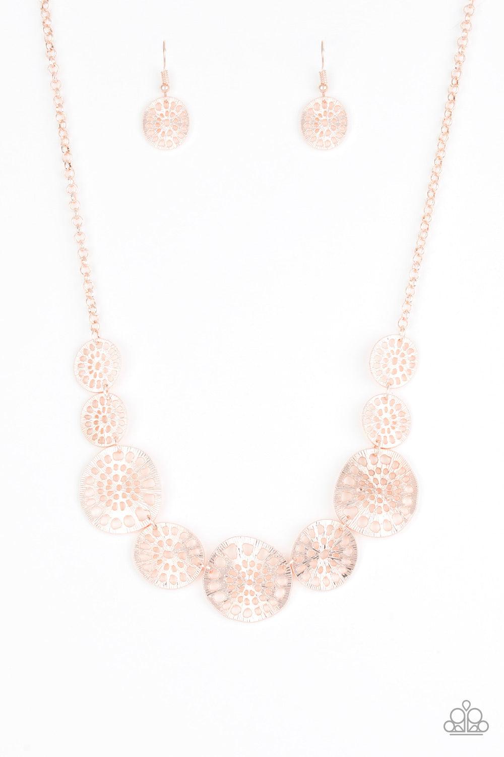 Paparazzi Accessories-Your Own Free WHEEL - Rose Gold Necklace