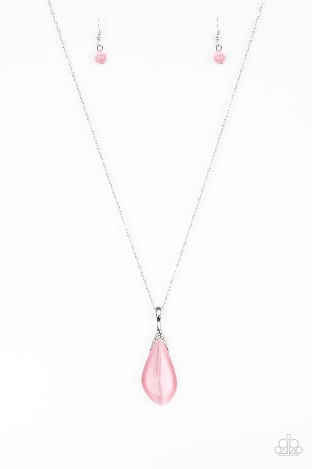 Paparazzi Accessories-Friends In GLOW Places - Pink Necklace