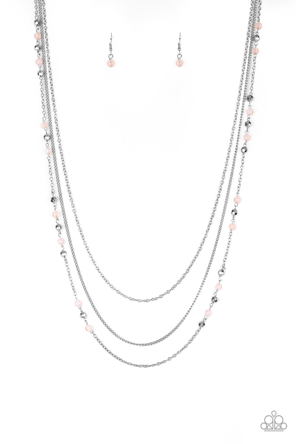 Colorful Cadence Pink Necklace - Jewelry by Bretta