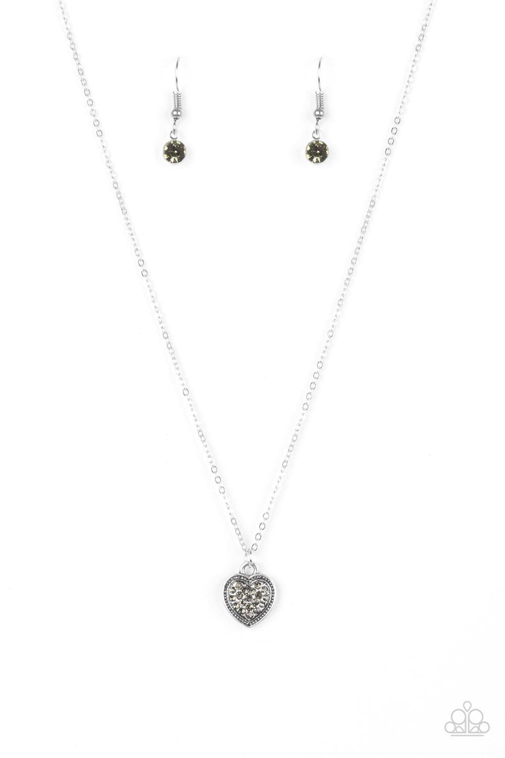 Paparazzi Accessories-Fierce Flirt - Silver Necklace