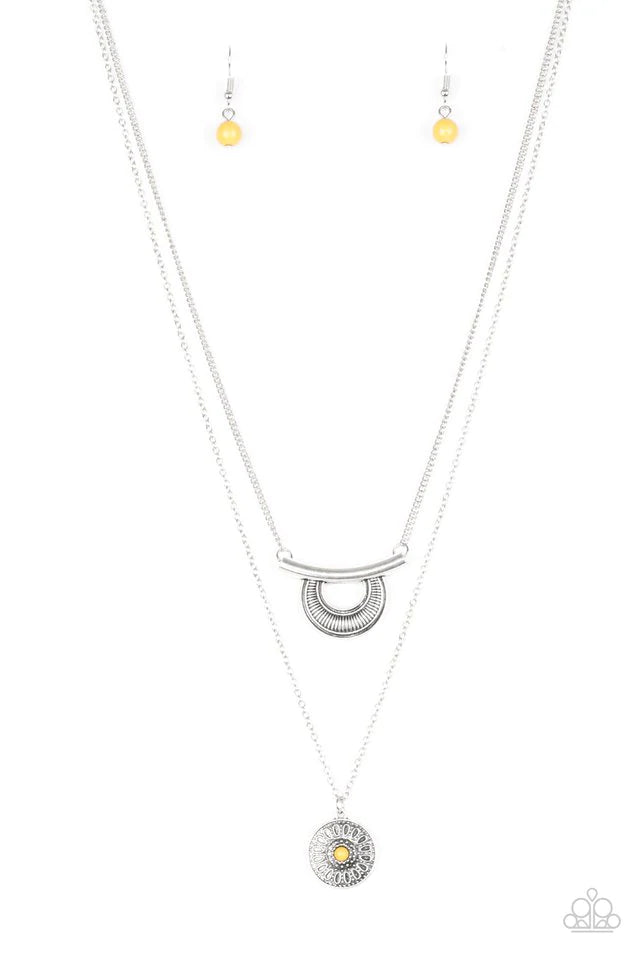 Gypsy Go-Getter Yellow Necklace - Jewelry by Bretta