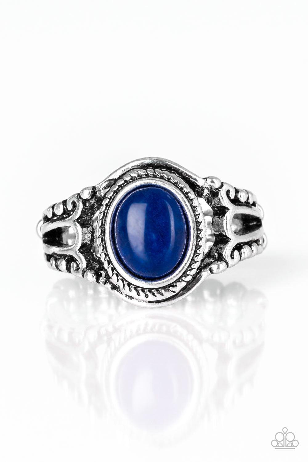 Paparazzi Accessories-Peacefully Peaceful - Blue Ring