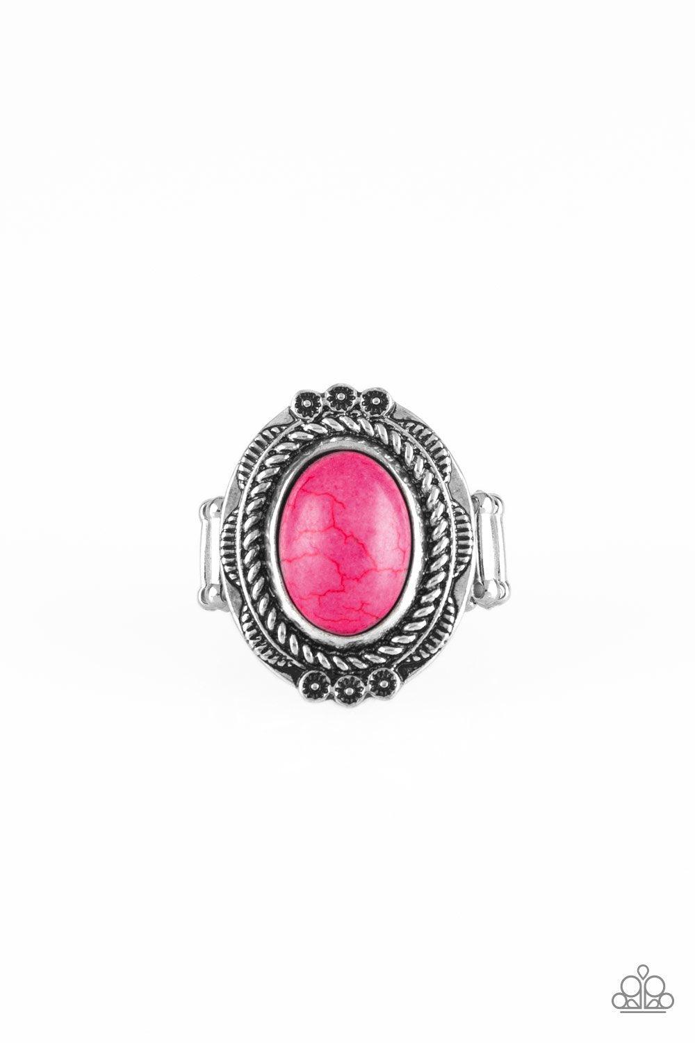 Tumblin Tumbleweeds Pink Ring - Jewelry by Bretta