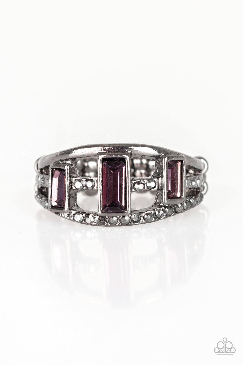 Paparazzi Accessories-Noble Nova - Purple Ring