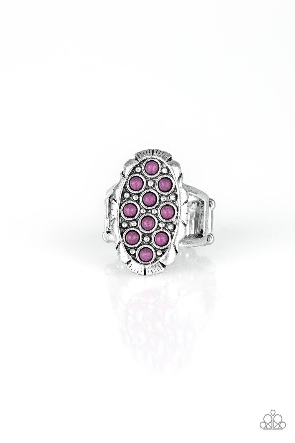 Paparazzi Accessories-Cactus Garden - Purple Ring