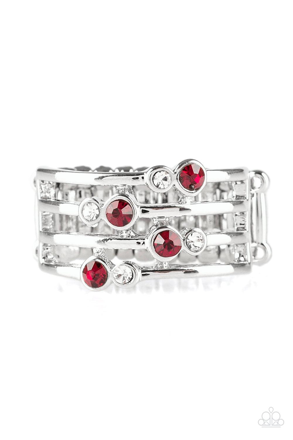 Paparazzi Accessories-Sparkle Showdown - Red Ring