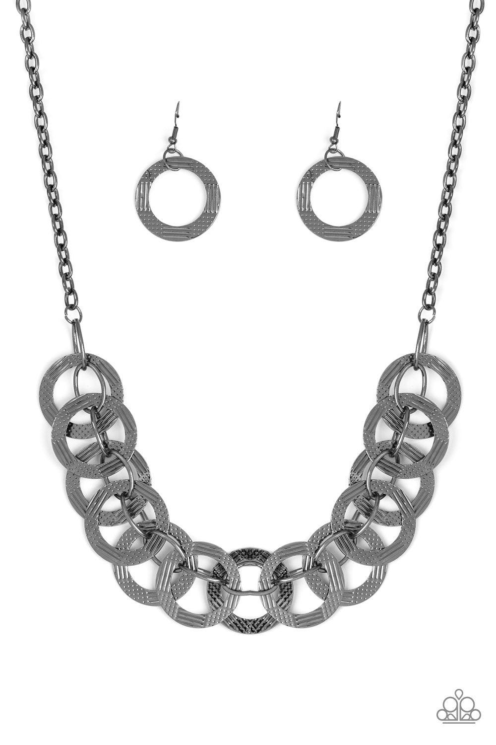 Paparazzi Accessories-The Main Contender - Black Necklace