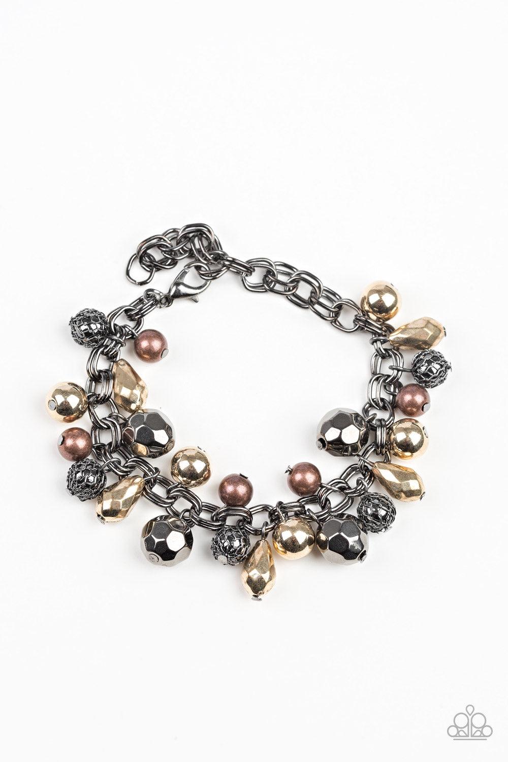 Paparazzi Accessories-Invest In This - Black Bracelets