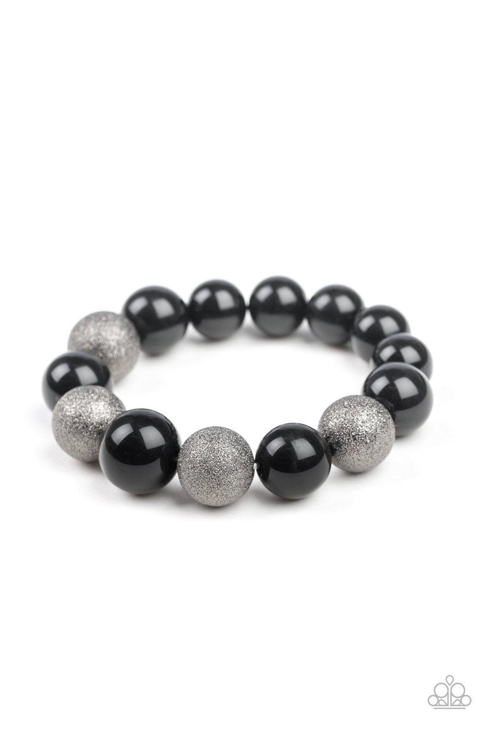 Paparazzi Accessories-Humble Hustle - Black Bracelet