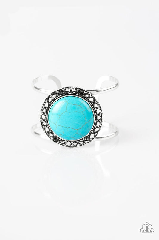 RODEO Rage Blue Turquoise Sunburst Cuff Bracelet - Bracelets from Jewelry by Bretta