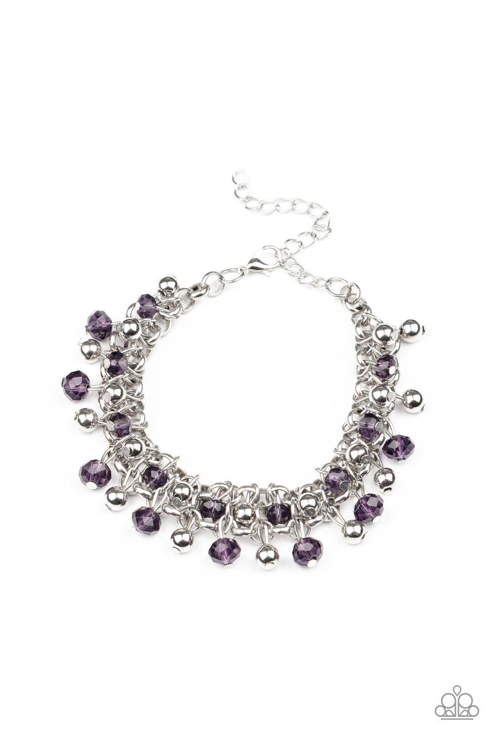 Paparazzi Accessories-Just For The FUND Of It! - Purple Bracelet