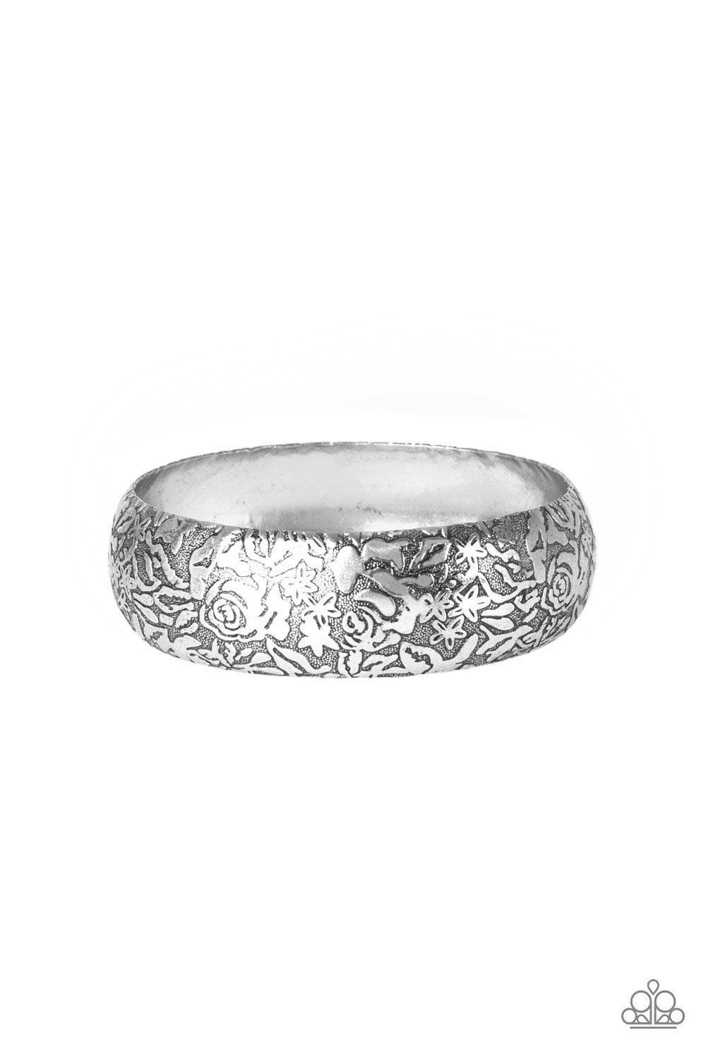 Paparazzi Accessories-Garden Villa -Silver Bracelet - jewelrybybretta