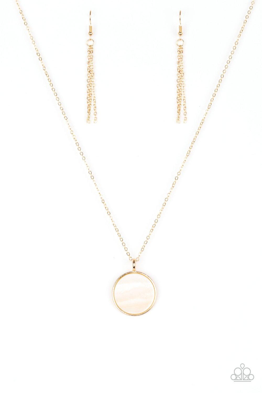 Shimmering Seashores Gold Necklace - Jewelry by Bretta