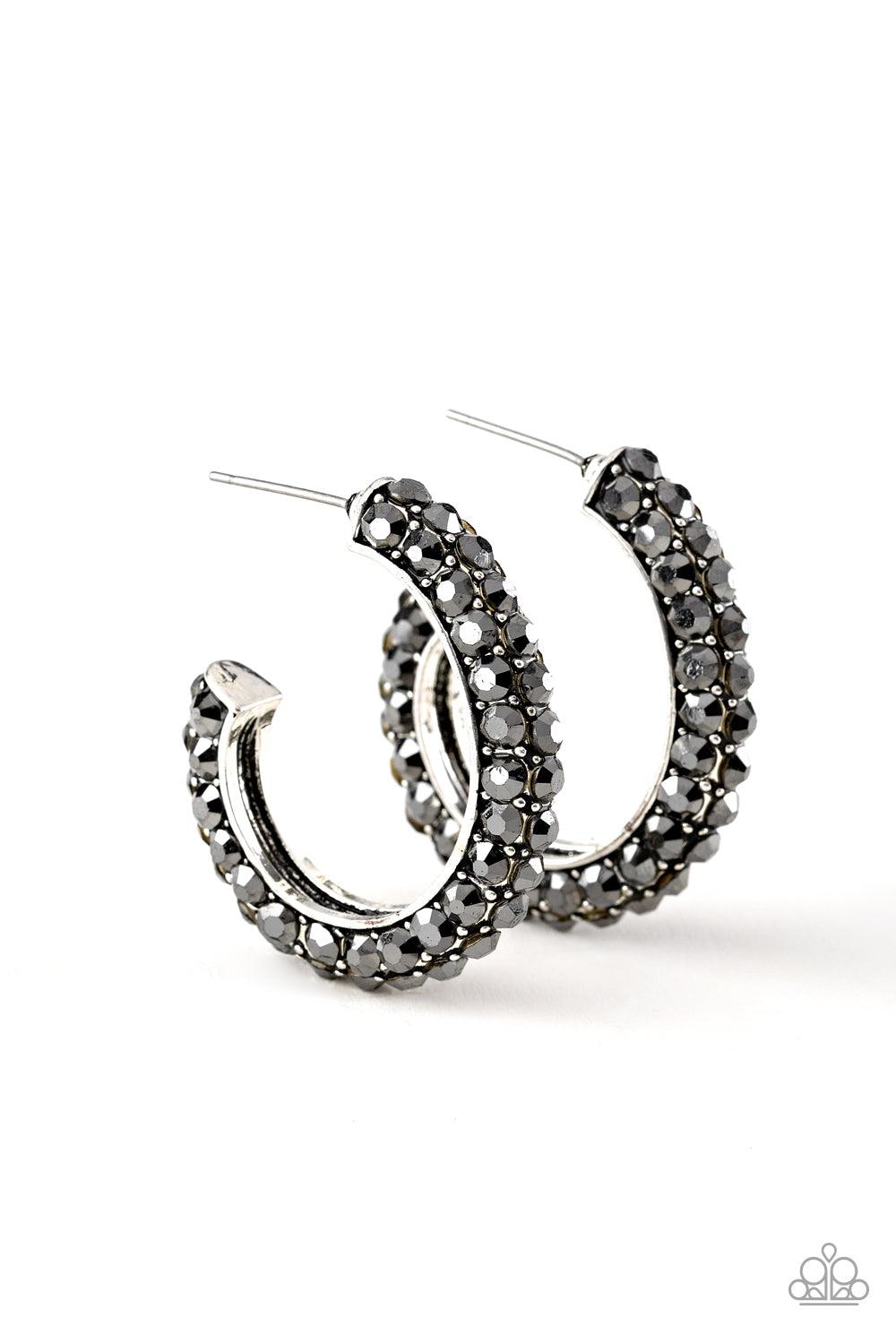Paparazzi Accessories-Dont Mind The STARDUST - Silver Earrings