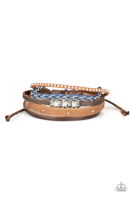 Day-Trip Trotter Blue Bracelet - Jewelry by Bretta