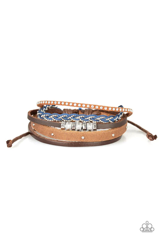 Day-Trip Trotter Blue Bracelet - Jewelry by Bretta
