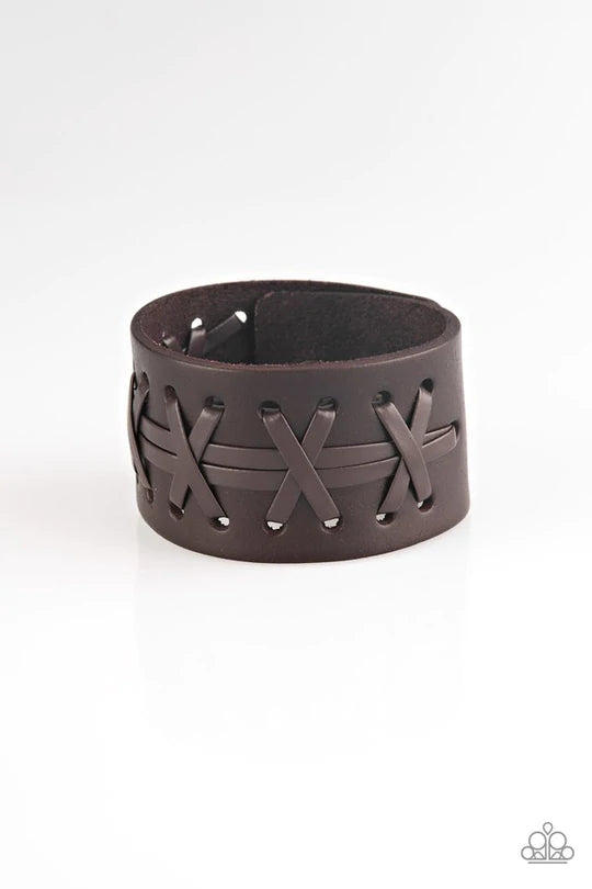 Super Sporty Brown Bracelet - Jewelry by Bretta