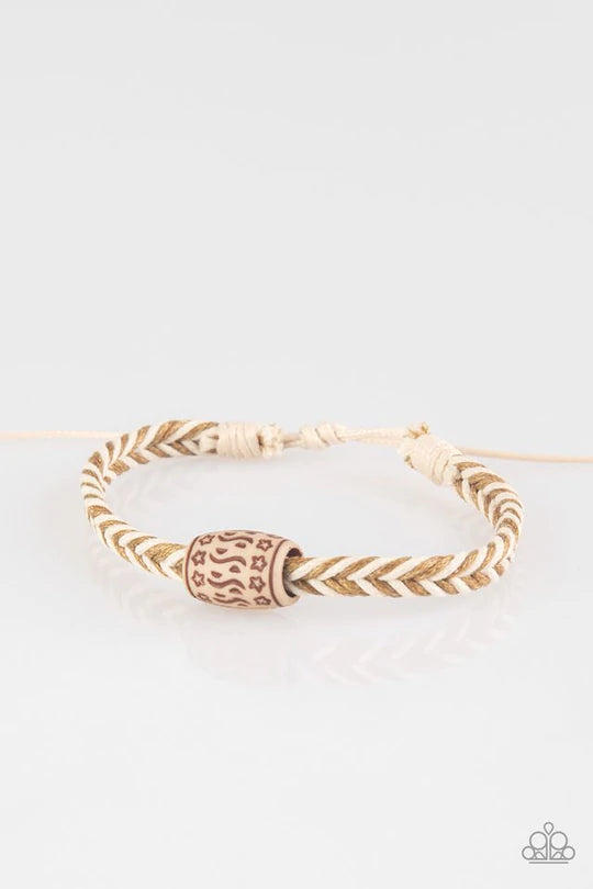 Wave Runner Brown Bracelet - Jewelry by Bretta