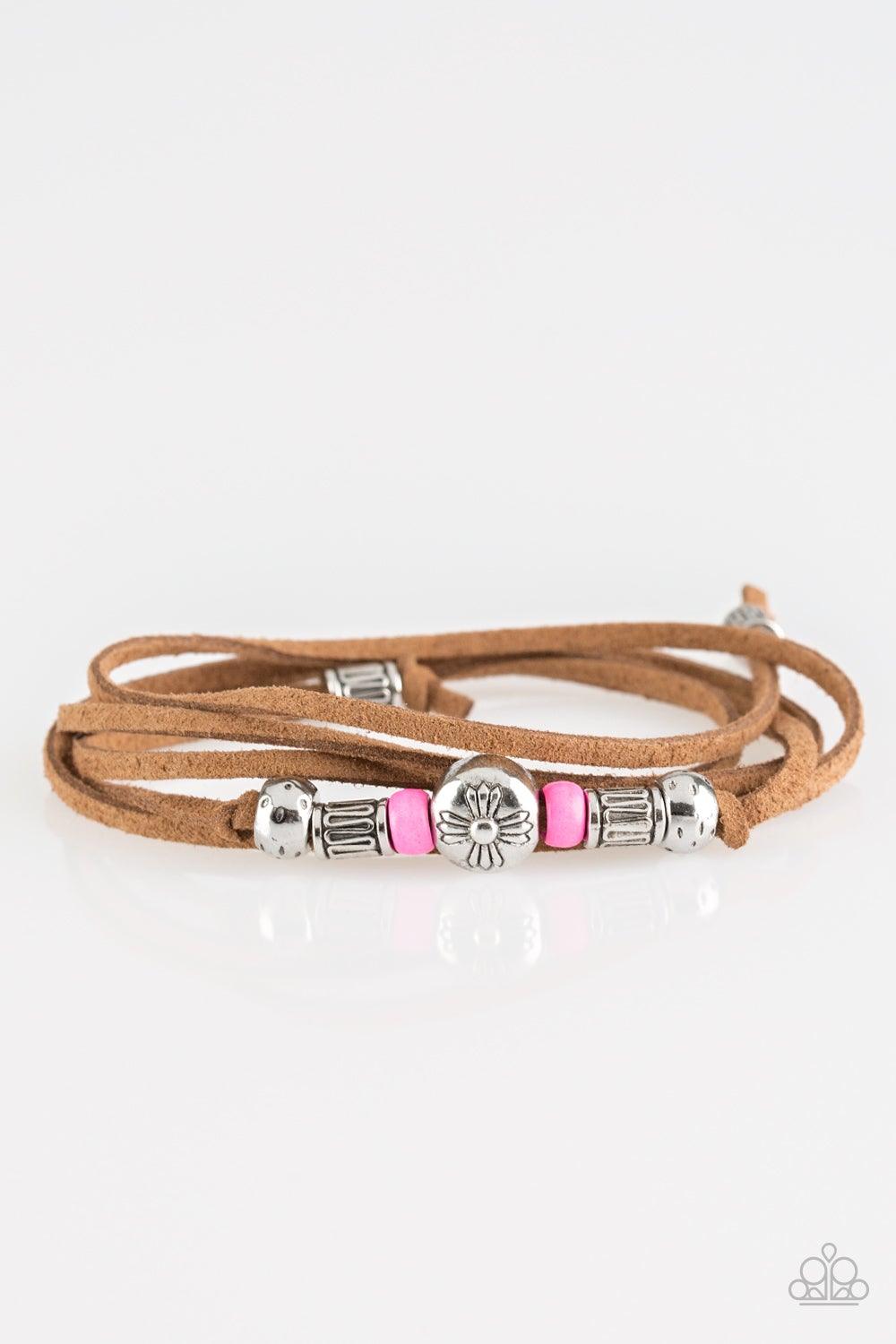 Paparazzi Accessories-Find Your Way - Pink Bracelet