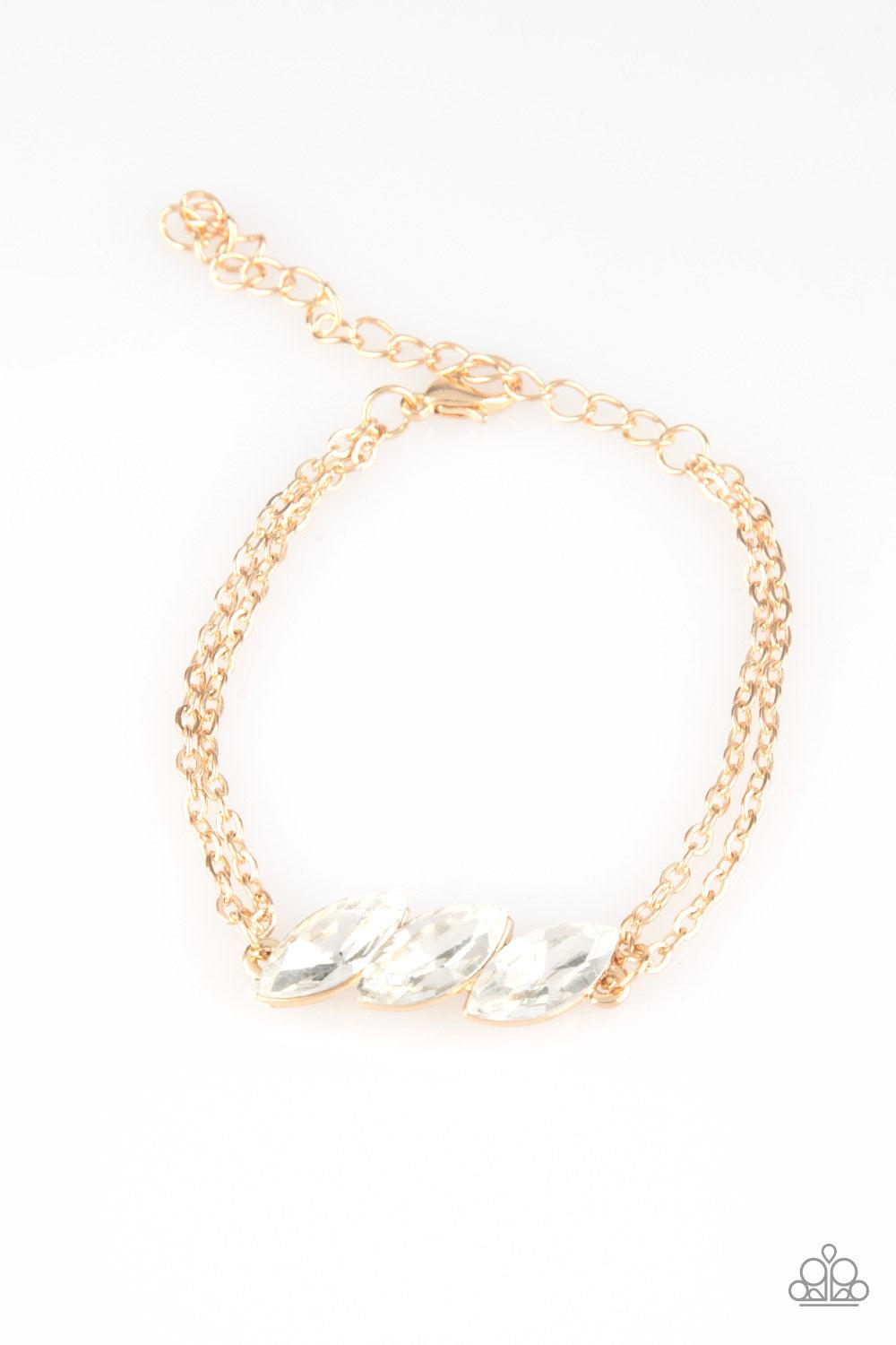 Paparazzi Accessories-Pretty Priceless - Gold Bracelet
