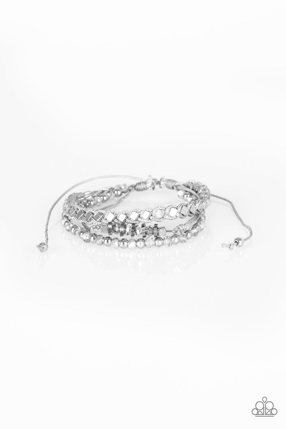 Paparazzi Accessories-Ultra Modern - Silver Urban Bracelet - jewelrybybretta