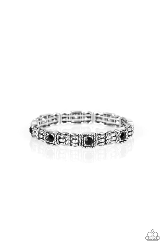 Metro Marvelous Black Bracelet - Jewelry by Bretta