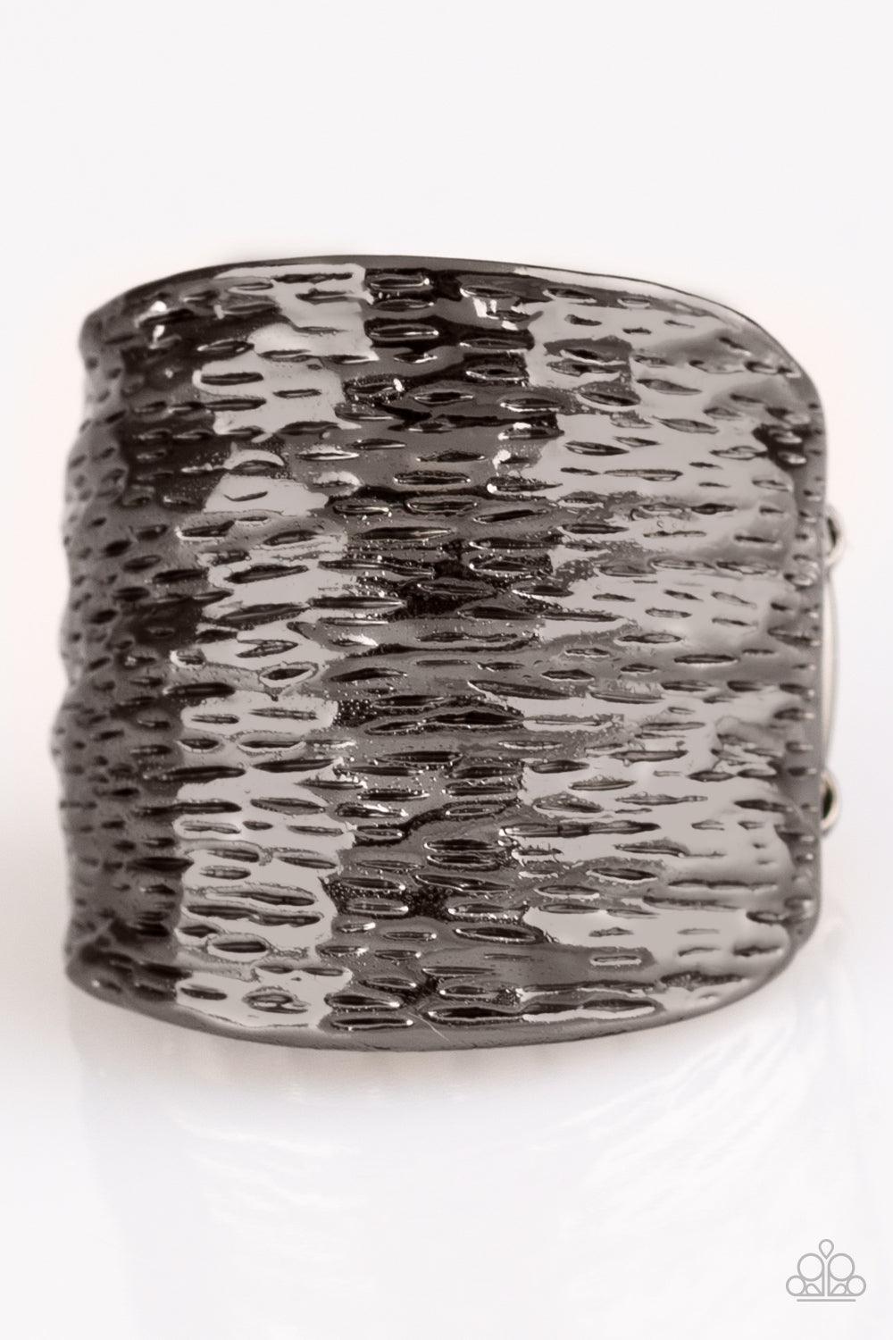 Paparazzi Accessories-Paleo Patterns - Black Ring