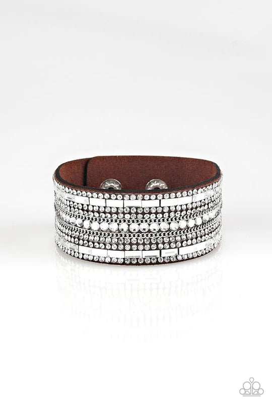 Rebel Radiance Brown Bracelet - Jewelry by Bretta