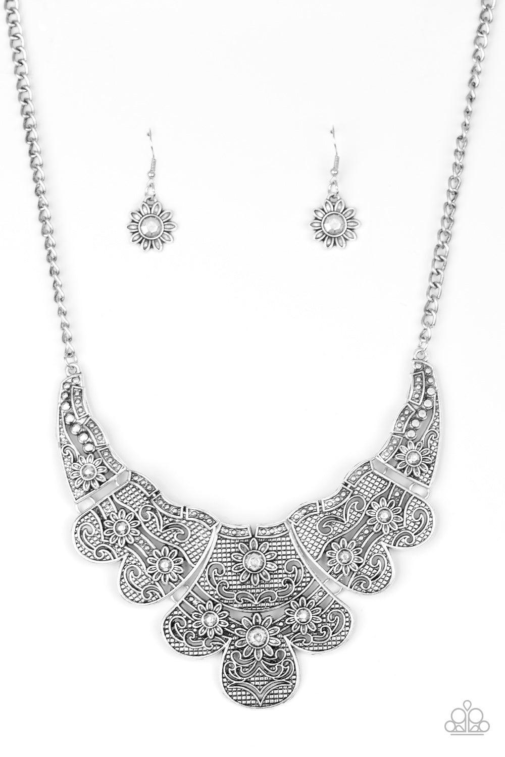 Paparazzi Accessories-Mess With The Bull - Silver Necklace