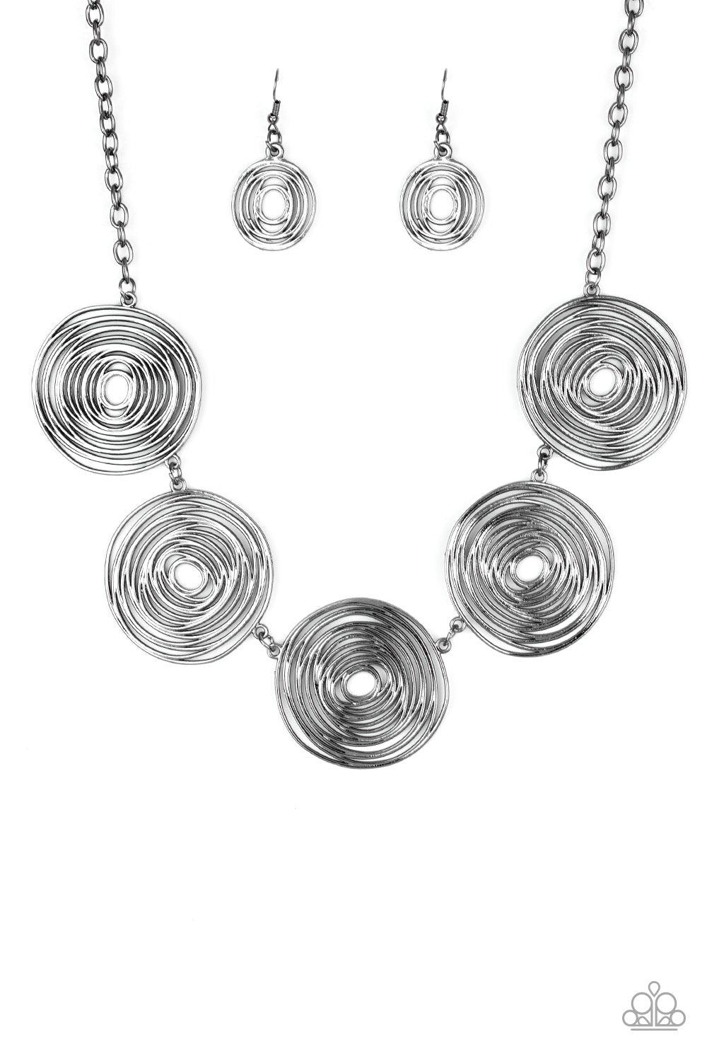 Paparazzi Accessories-SOL-Mates - Black Necklace