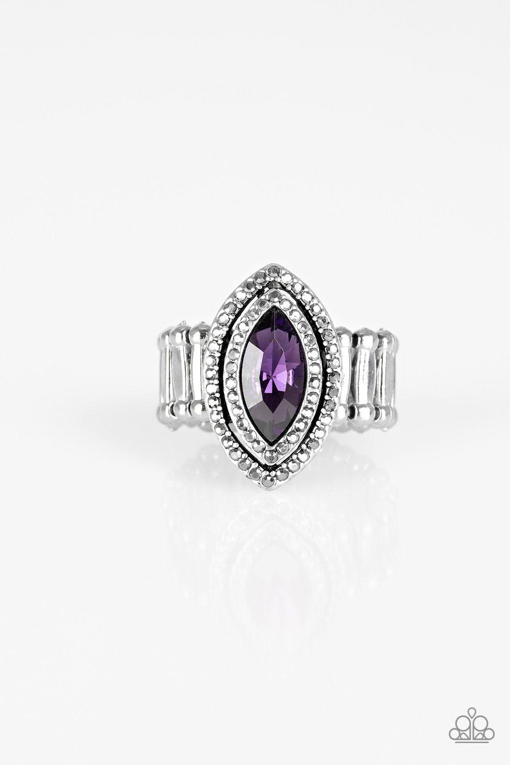 Paparazzi Accessories-Modern Millionaire - Purple Ring