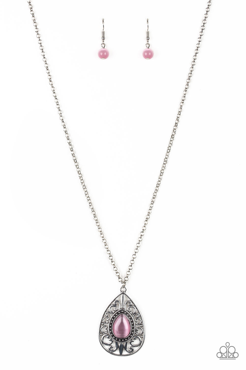Modern Majesty Pink Necklace - Jewelry by Bretta