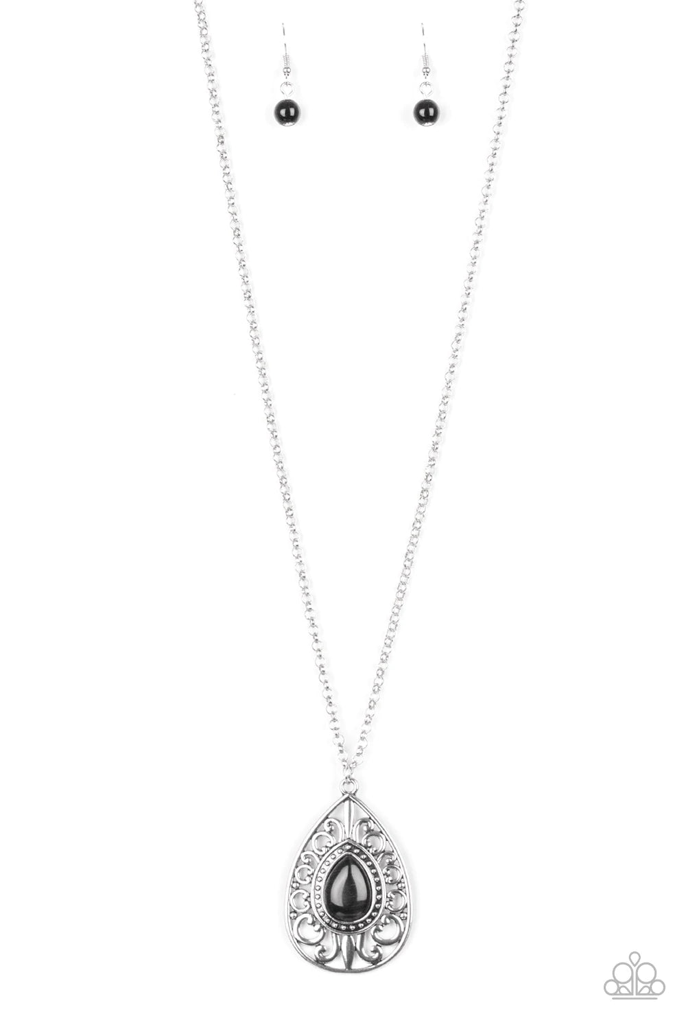 Modern Majesty Black Necklace - Jewelry by Bretta - Jewelry by Bretta
