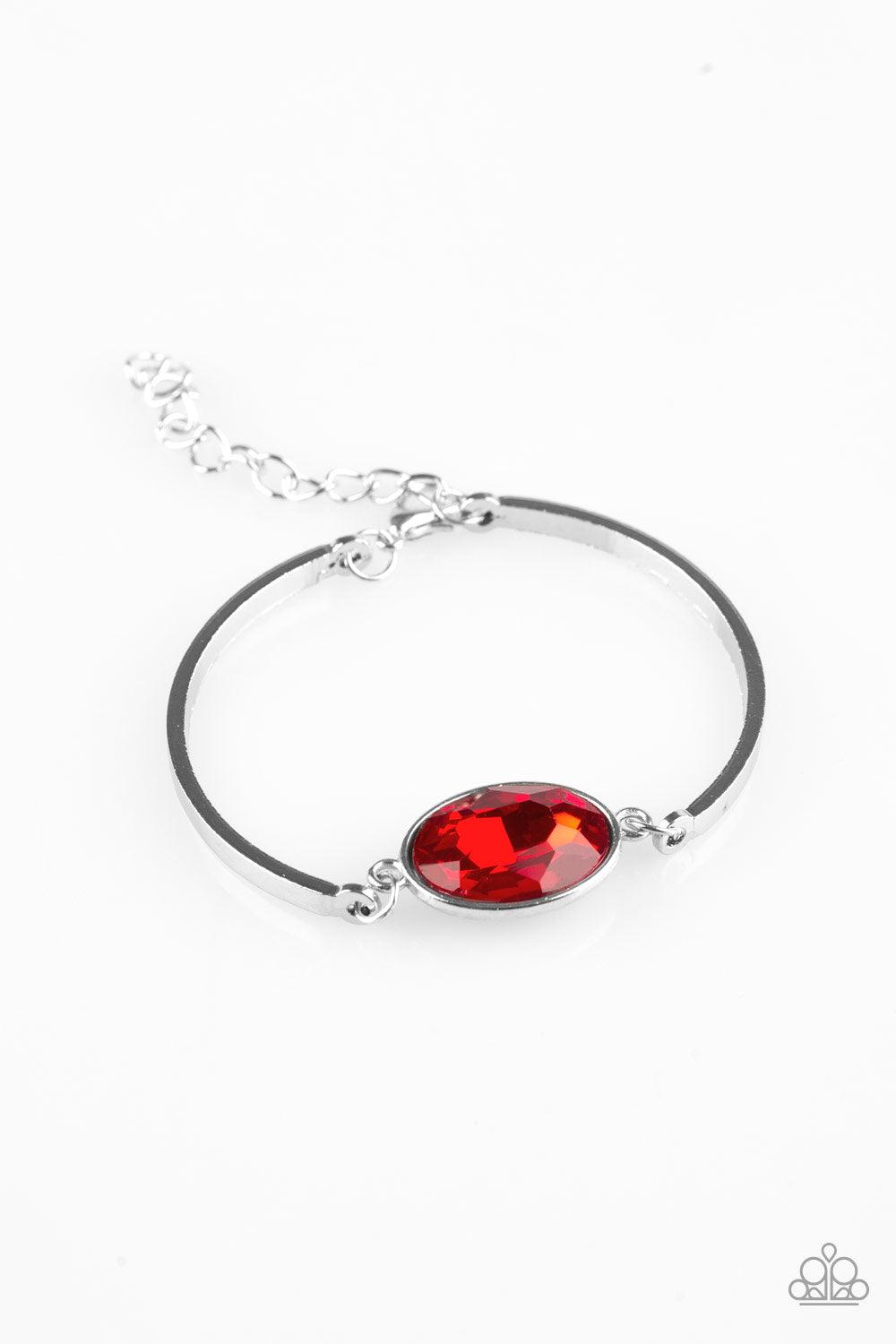 Paparazzi Accessories-Definitely Dashing - Red Bracelet