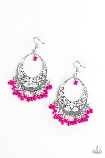 Malibu Mamba - Pink Earrings - Jewelry by Bretta