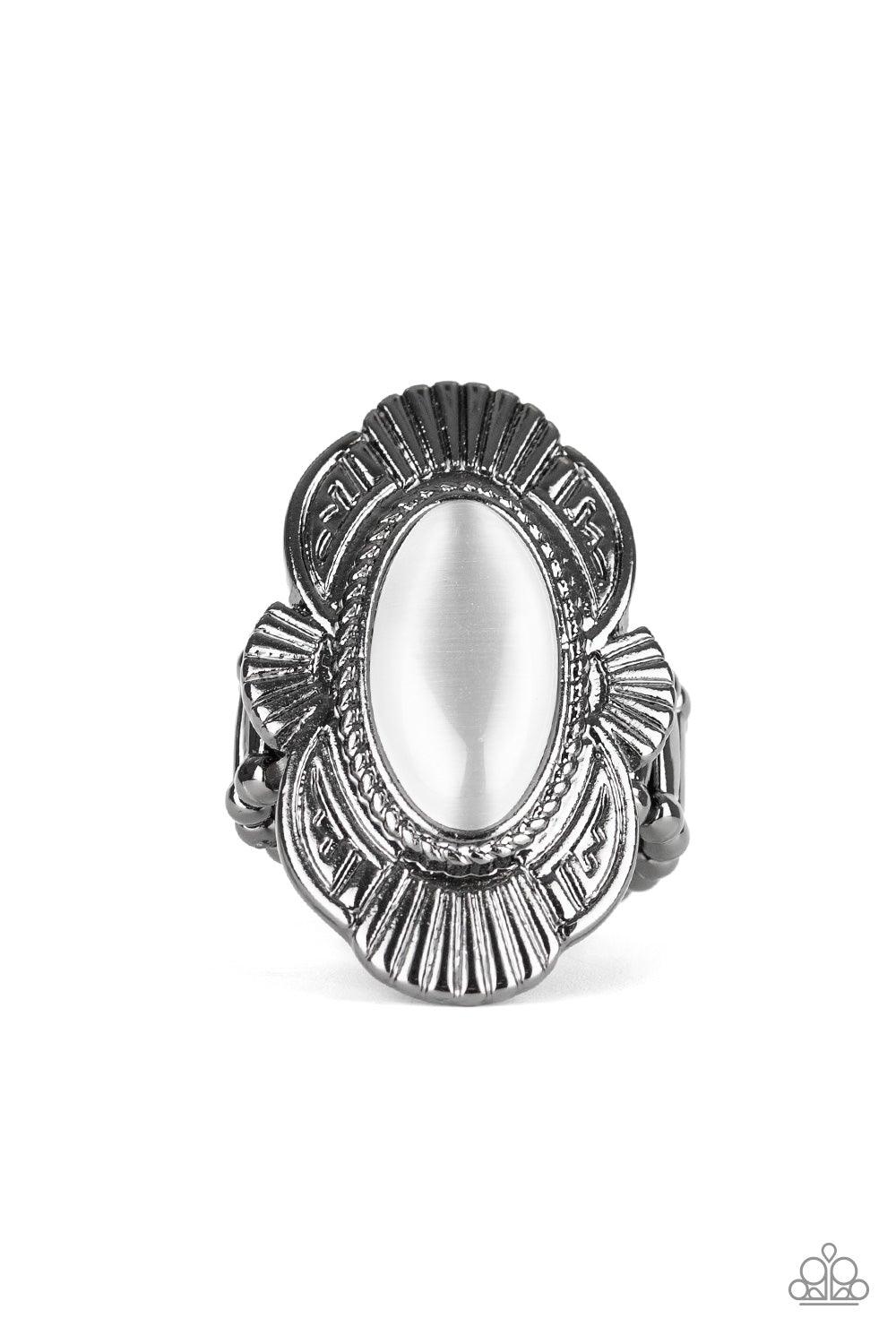 Paparazzi Accessories-Oceanside Oracle - Black Ring