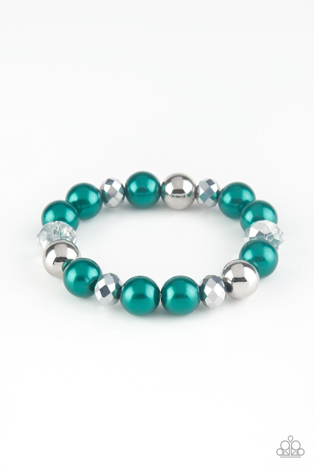 Paparazzi Accessories-Very VIP - Green Bracelet