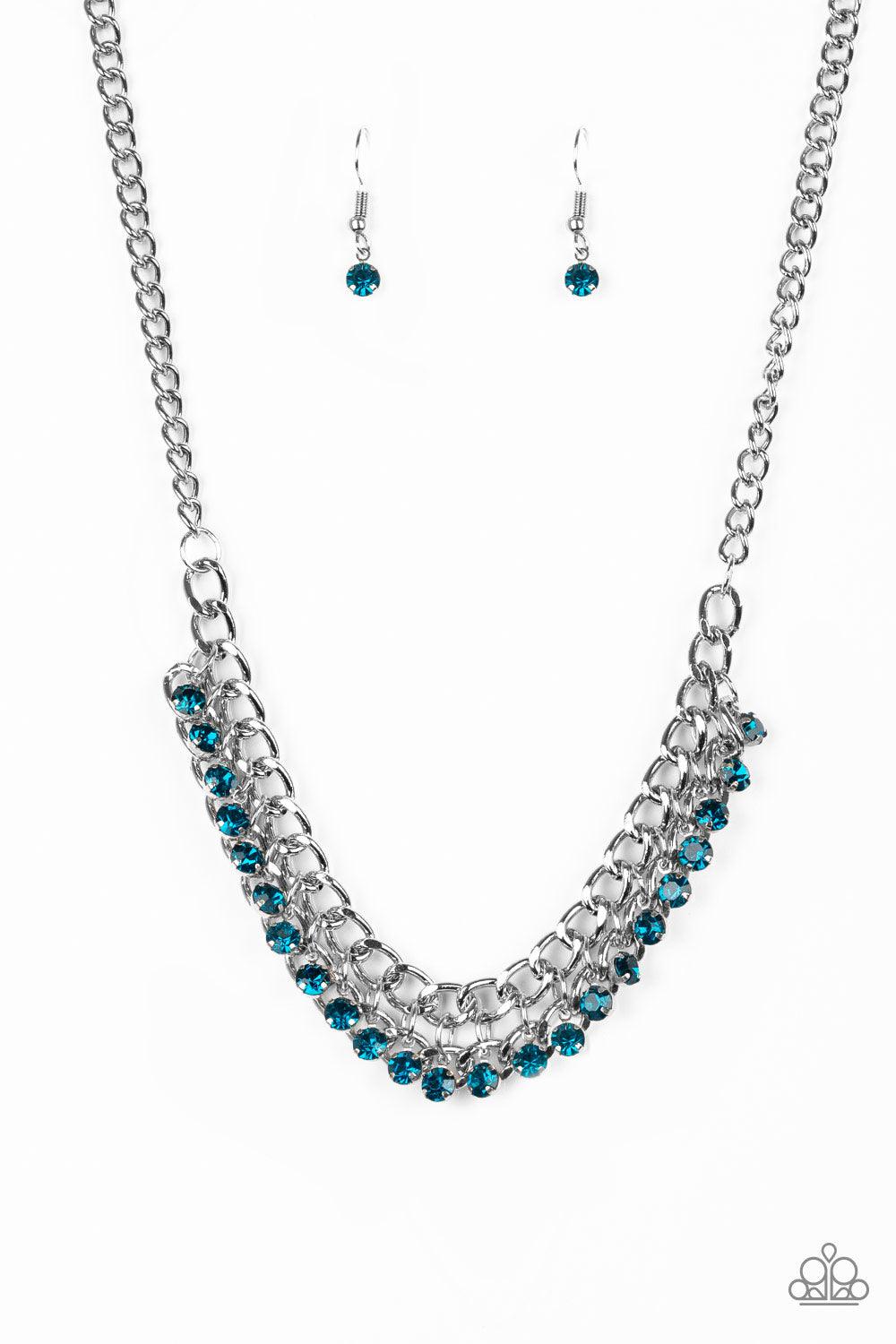 Glow and Grind Blue Necklace - Jewelry by Bretta