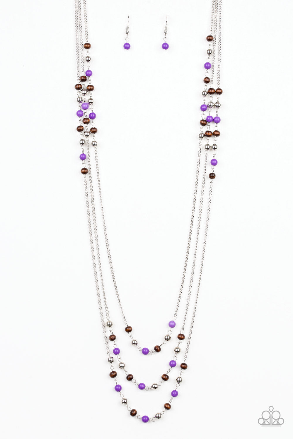Seasonal Sensation Purple Necklace - Jewelry by Bretta