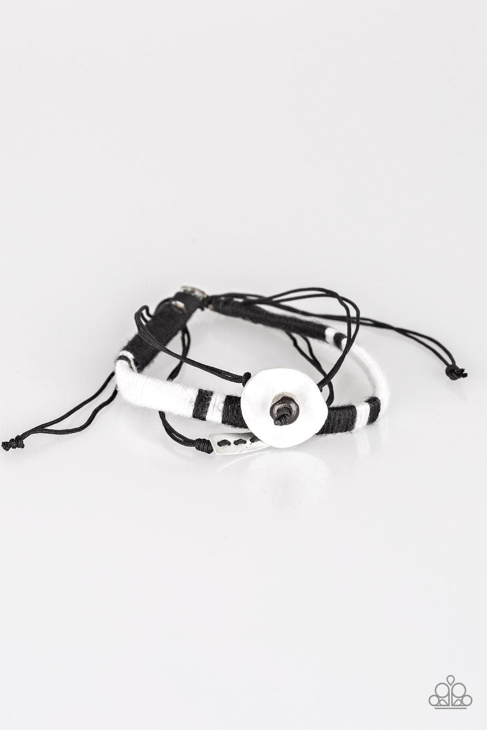 Paparazzi Accessories-Jetsetter Journey - Black Urban Bracelet