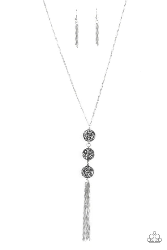 Triple Shimmer Silver Necklace - Jewelry by Bretta