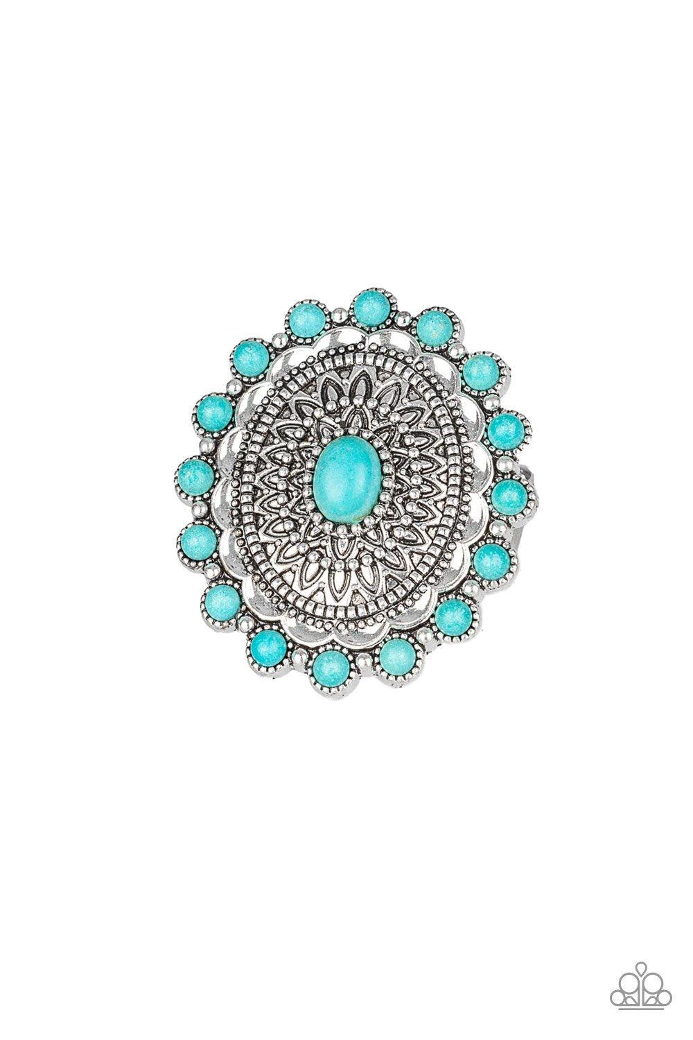 Mesa Mandala Blue Ring - Jewelry by Bretta