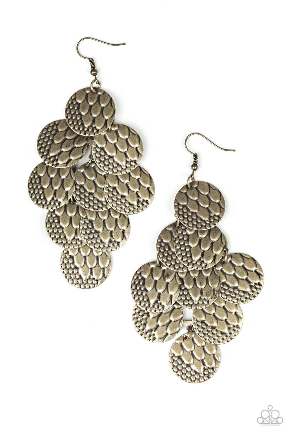The Party Animal Brass Earrings - Jewelry by Bretta