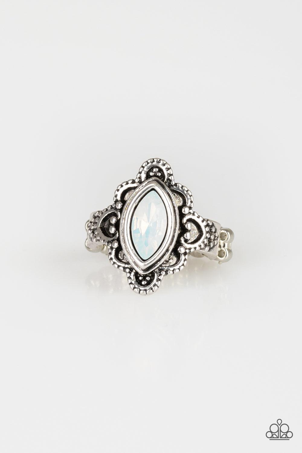Glass Half-COLORFUL White Ring - Jewelry by Bretta - Jewelry by Bretta