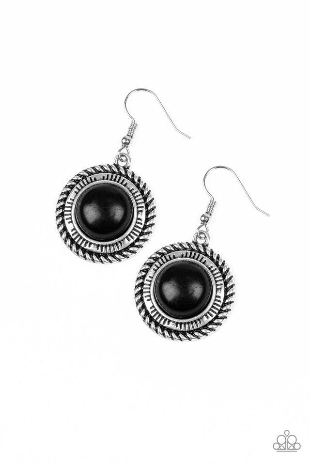 Paparazzi Accessories - Natural-Born Nomad - Black Necklace